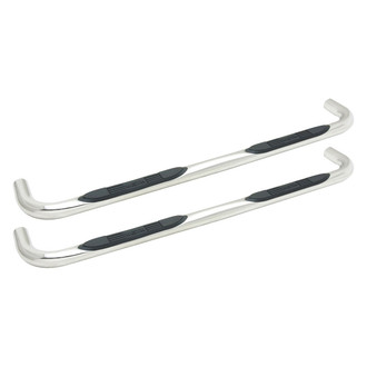Westin® - 3" E-Series Cab Length Polished Round Step Bars