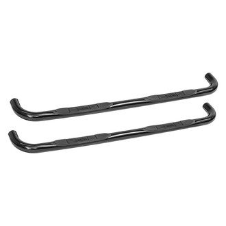 Westin® - 3" E-Series Cab Length Black Round Step Bars