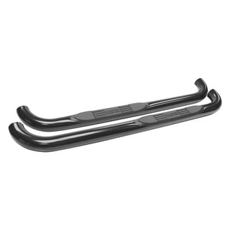 Westin® - 3" E-Series Cab Length Black Round Step Bars