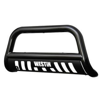 Westin® - 3" E-Series Black Bull Bar with Skid Plate