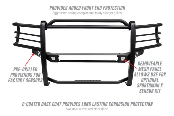 Westin® - Sportsman X Black Grille Guard