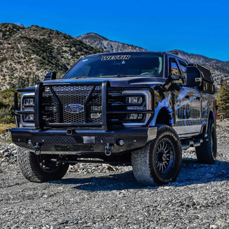 Westin® - HDX Bandit Full Width Front HD Bumper with Grille Guard