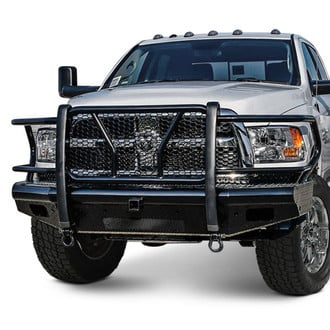 Westin® - HDX™ Bandit Full Width Black Powder Coated Front HD Bumper with Grille Guard