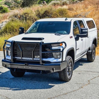 Westin® - HDX Bandit Full Width Front HD Bumper with Grille Guard