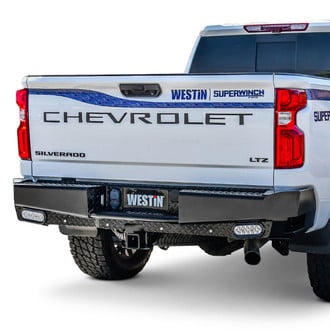 Westin® - HDX™ Bandit Full Width Black Powder Coated Rear HD Bumper