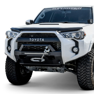 Westin® - Pro-Mod Stubby Front HD Winch Bumper with Angular Hoop