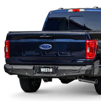 Westin® - PRO-Series Full Width Black Powder Coated Rear HD Bumper