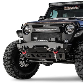 Westin® - WJ2 Stubby Front Winch HD Bumper