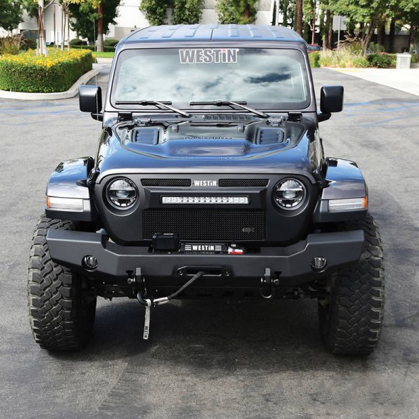 Westin® - WJ2 Full Width Front HD Black Bumper