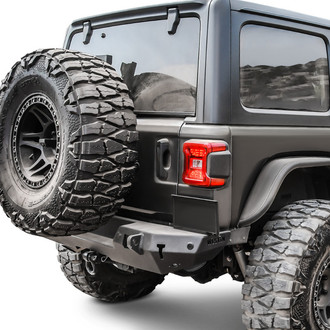 Westin® - WJ2 Full Width Black Rear HD Bumper