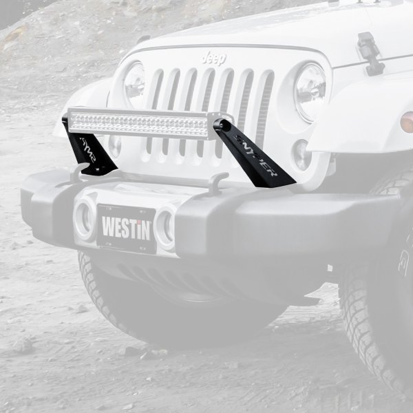 Westin® - Snyper™ Textured Black Bumper Mounts