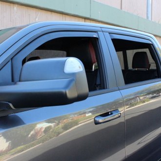 Westin® - In-Channel Matte Black Front and Rear Window Deflectors