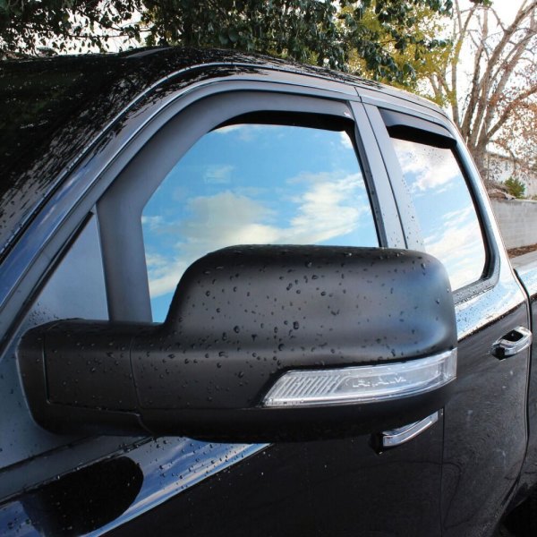 Westin® - In-Channel Matte Black Front and Rear Window Deflectors