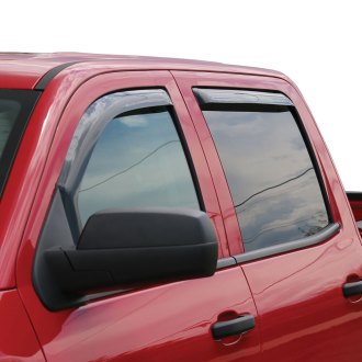 Westin® - In-Channel Matte Black Front and Rear Window Deflectors