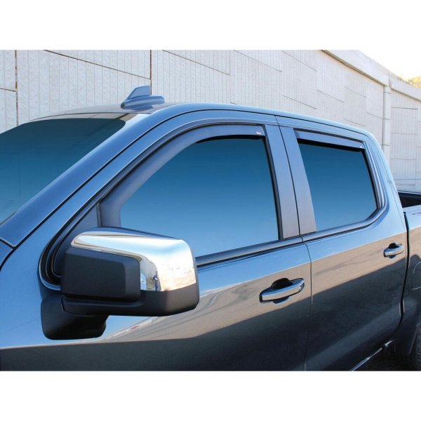 Westin® - In-Channel Matte Black Front and Rear Window Deflectors