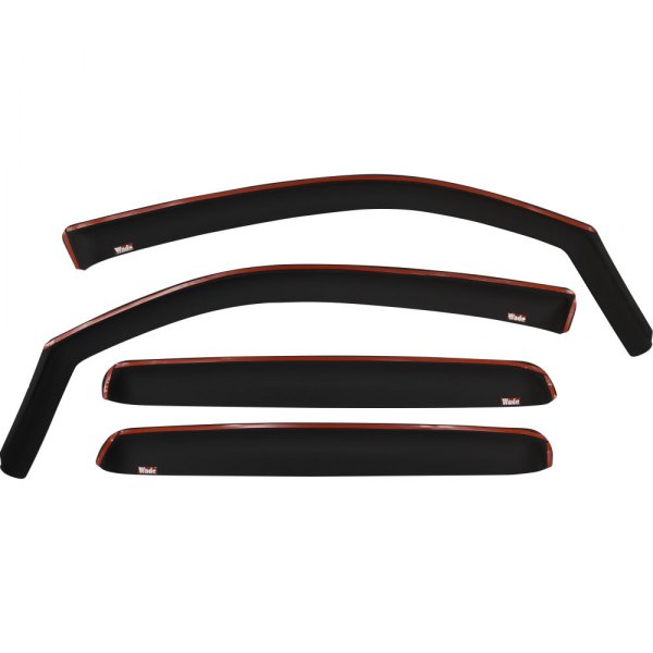 Westin® - In-Channel Matte Black Front and Rear Window Deflectors