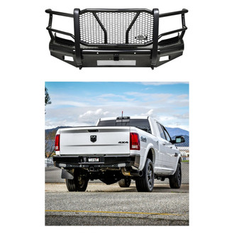 Westin® - 2-Pc HDX Bandit Full Width Front HD Bumper Kit