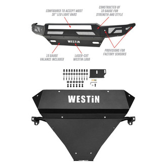 Westin® - 2-Pc Pro Mod Full Width Front Modular Bumper Kit