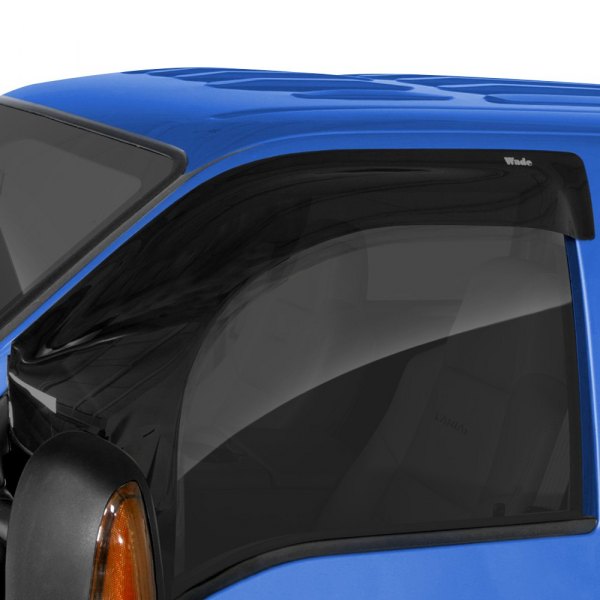 Westin® - Tape-On Extra Wide Smoke Front Wind Guard