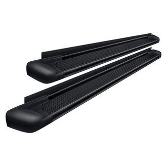 Westin® - 5.5" SG6 Cab Length Black Running Boards with Black Trim