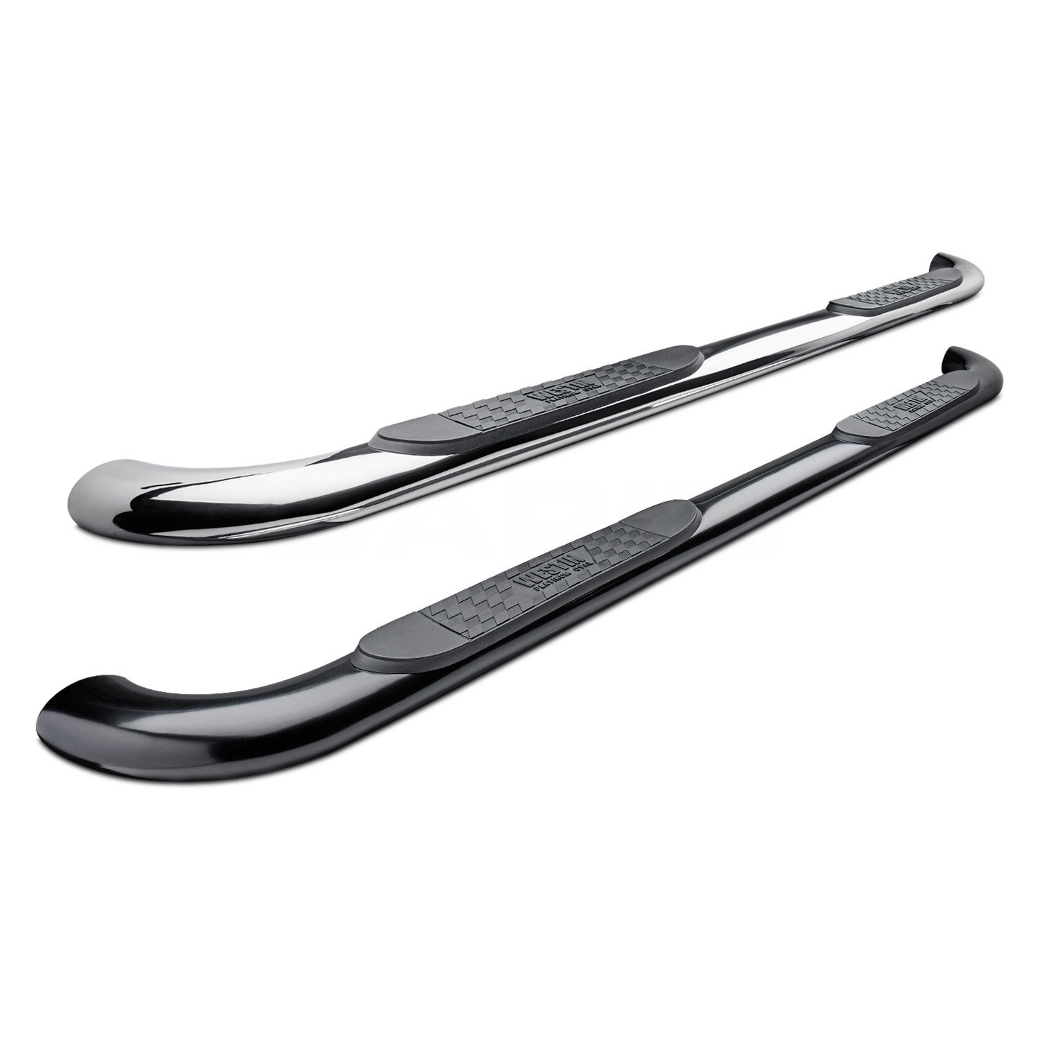 Westin® Chevy Silverado 1500 2005 4" Platinum Cab Length Oval Tube Step Bars