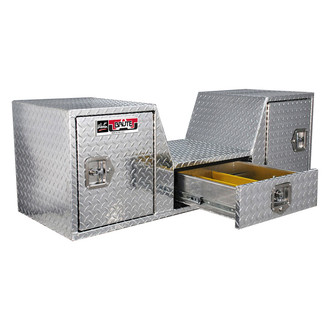 Westin® - Brute™ V-Shape Goose Neck Double Doors 5th Wheel Tool Box