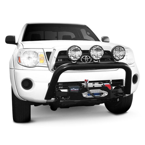 Westin MAX Black Winch Tray Mount Bull Bar / Light Bar - 3 Inch Tube, Fits 16,500lb Winches, Holds 3 Lights - View #6
