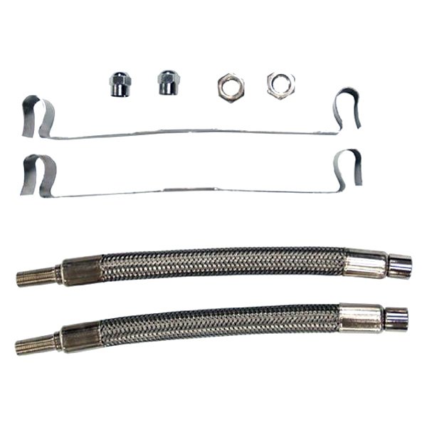 Wheel Masters® - 16" to 19.5" SS Hose Kit For Inner Duals