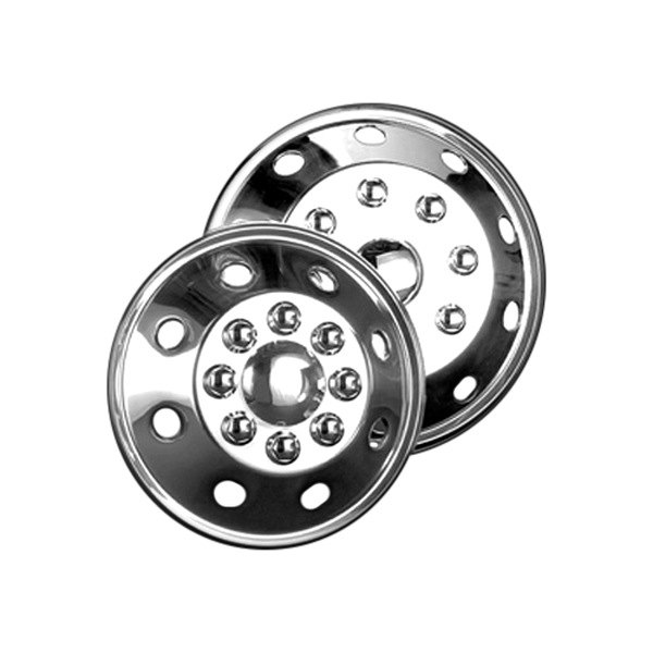 Wheel Masters® - 16" 8 Hole Stainless Steel Wheel Covers