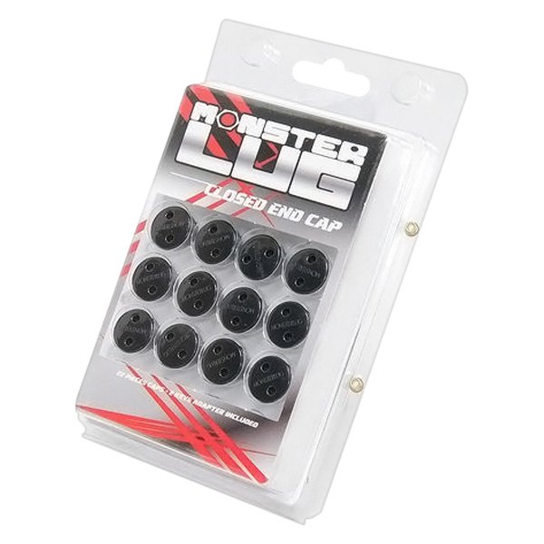 Wheel Mate® - Monster Black Closed End Lug Caps