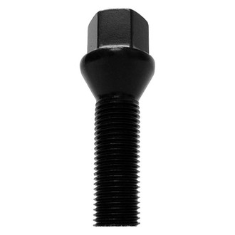 Wheel Mate® - Mevius Black Cone Seat Lug Bolts