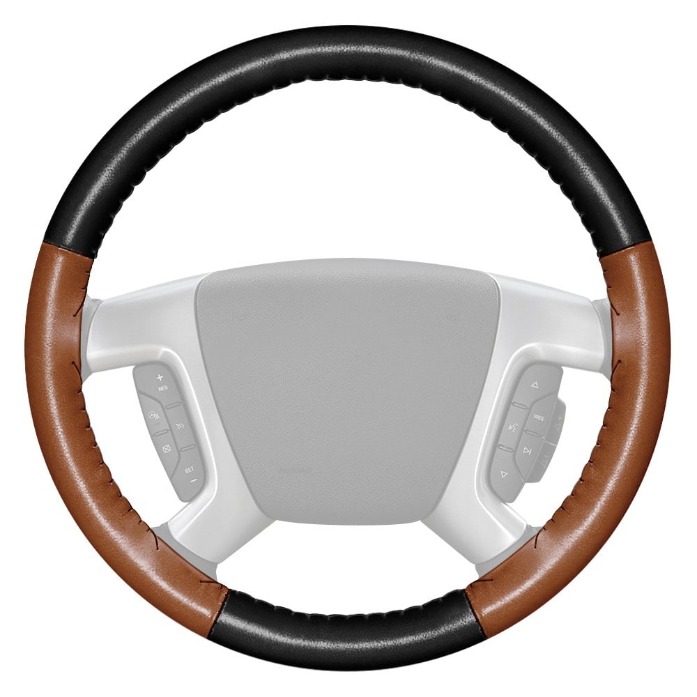 Wheelskins® 15 3/4 X 40104 EuroTone TwoColor Black Steering Wheel