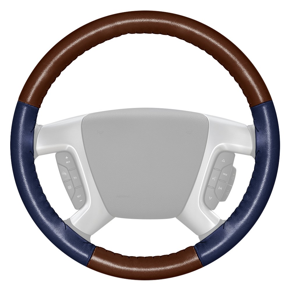 Wheelskins® 14 X 40312 EuroTone TwoColor Brown Steering Wheel