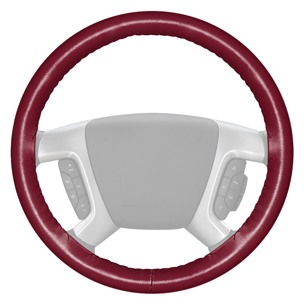 Wheelskins® C-16 - Original One-Color Burgundy Steering Wheel Cover