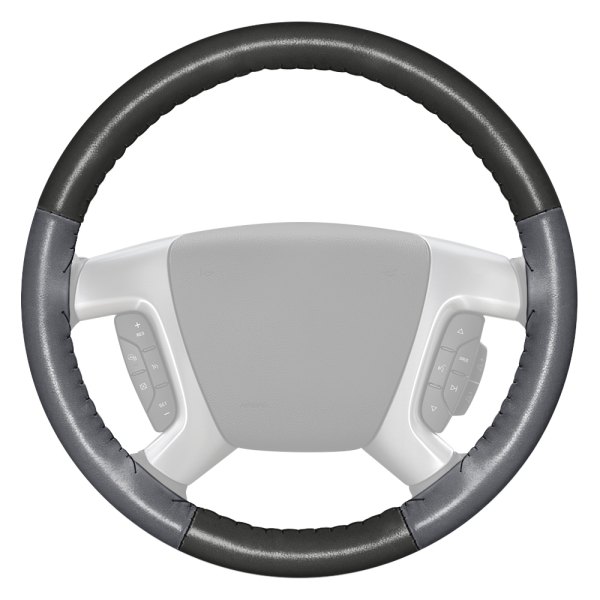 Wheelskins® 14 1/2 x 4 3/81914 EuroTone TwoColor Charcoal Steering