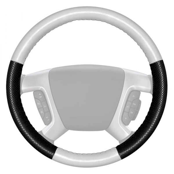 Wheelskins® 14 X 41701PERF EuroPerf Perforated White Steering Wheel