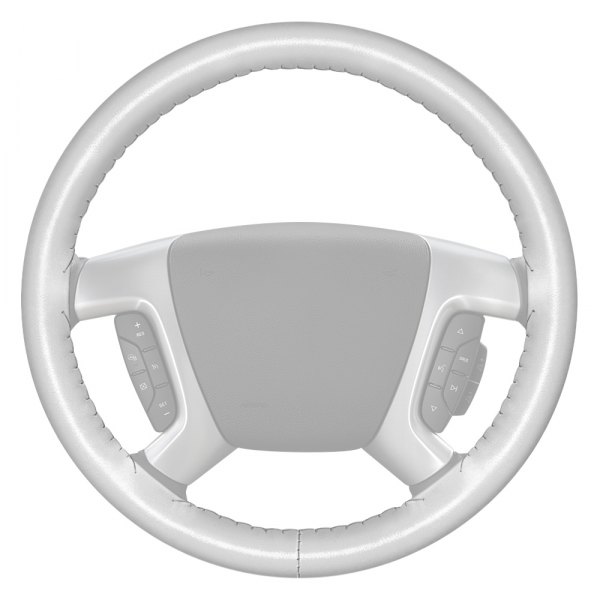 Wheelskins® - Original One-Color White Steering Wheel Cover