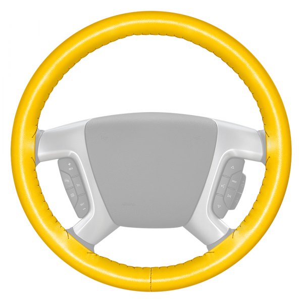 Wheelskins® - Original One-Color Yellow Steering Wheel Cover