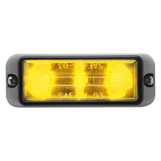 Whelen® RSA02ZCR - LIN3™ Series Super-LED™ Horizontal Amber Warning Light