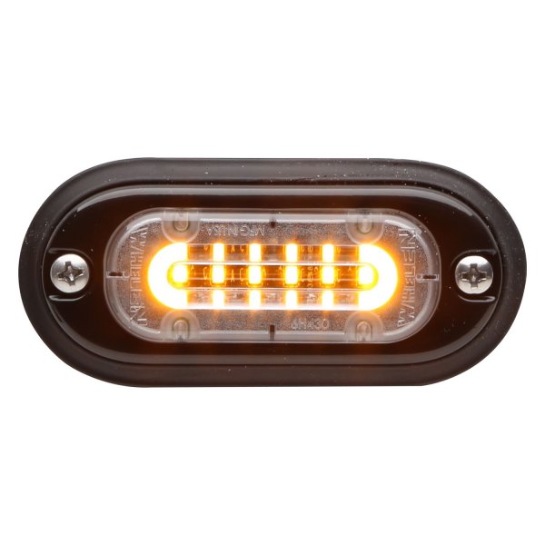 Whelen® - ION™ Mini T-Series™ Bolt-On Mount Amber Black LED Strobe Light