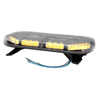 Whelen® MJEP1A - Mini Justice™ "JE" Competitor™ Series Super-LED™ Permanent Mount Amber Emergency LED Light Bar
