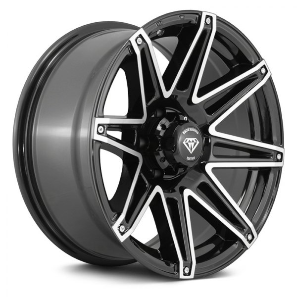 WHITE DIAMOND® - W2759 Gloss Black with Machined Face