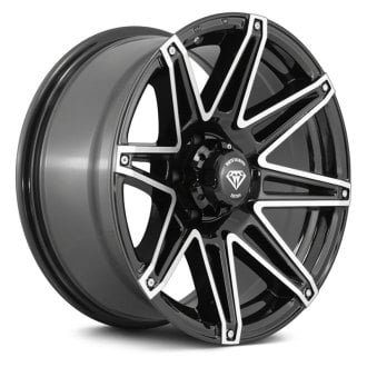 WHITE DIAMOND® - W2759 Gloss Black with Machined Face