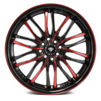 W3108 Gloss Black with Red Face
