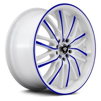 WHITE DIAMOND® - W3108 White with Blue Face