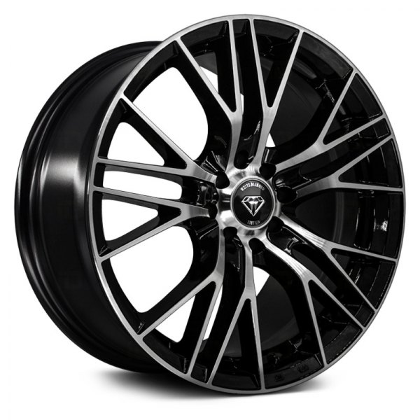 WHITE DIAMOND® - W3267 Gloss Black with Machined Face