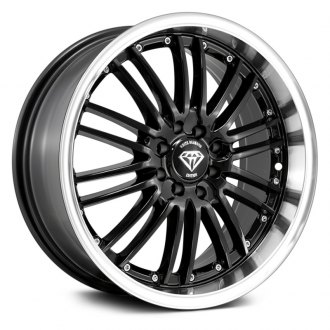 WHITE DIAMOND® - W820 Black with Machined Lip