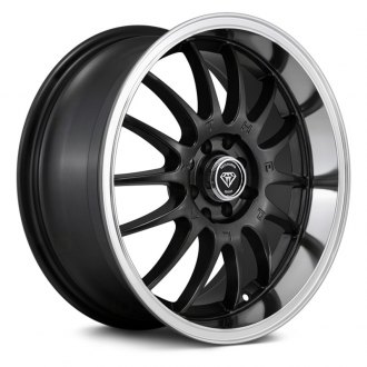 WHITE DIAMOND® - W824 Black with Machined Lip