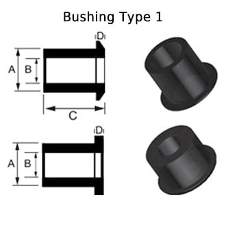 Whiteline® - Front Rack and Pinion Mount Bushing Kit