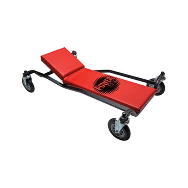 Whiteside® - 40" Red Extra Wide Creeper with Adjustable Headrest